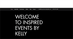 Desktop Screenshot of inspiredeventsbykelly.com